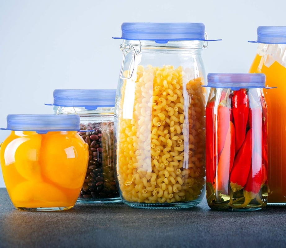 Zestaw elastycznych silikonowych pokrywek